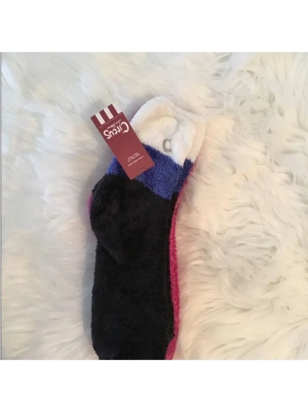 Circus by Sam Edelman Woman’s color-block chenille construction 2 pair